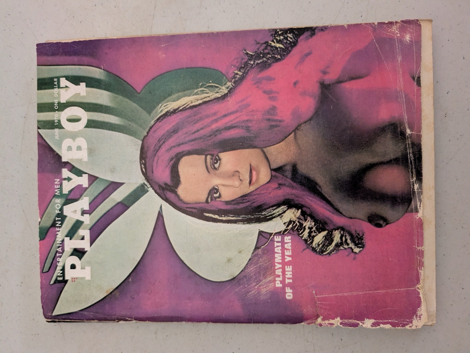 Front cover of June 1970 Playboy Magazine