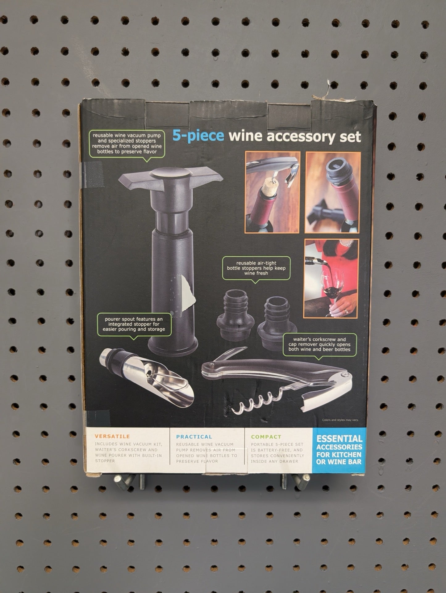 Back of box showing tools in use