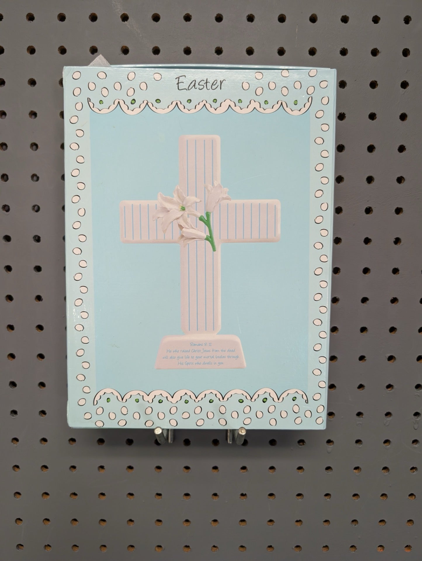 Front of Mainstreet Collection Easter cross box