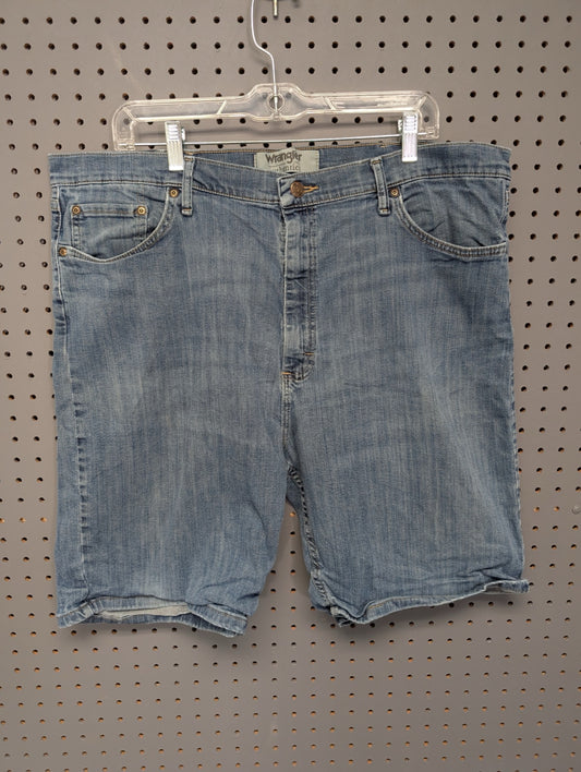 Wrangler Authentics men's denim shorts front view