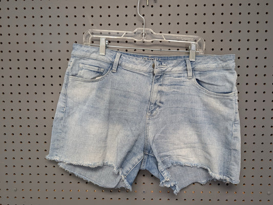 Arizona Jean Co women's light wash cutoff shorts front view
