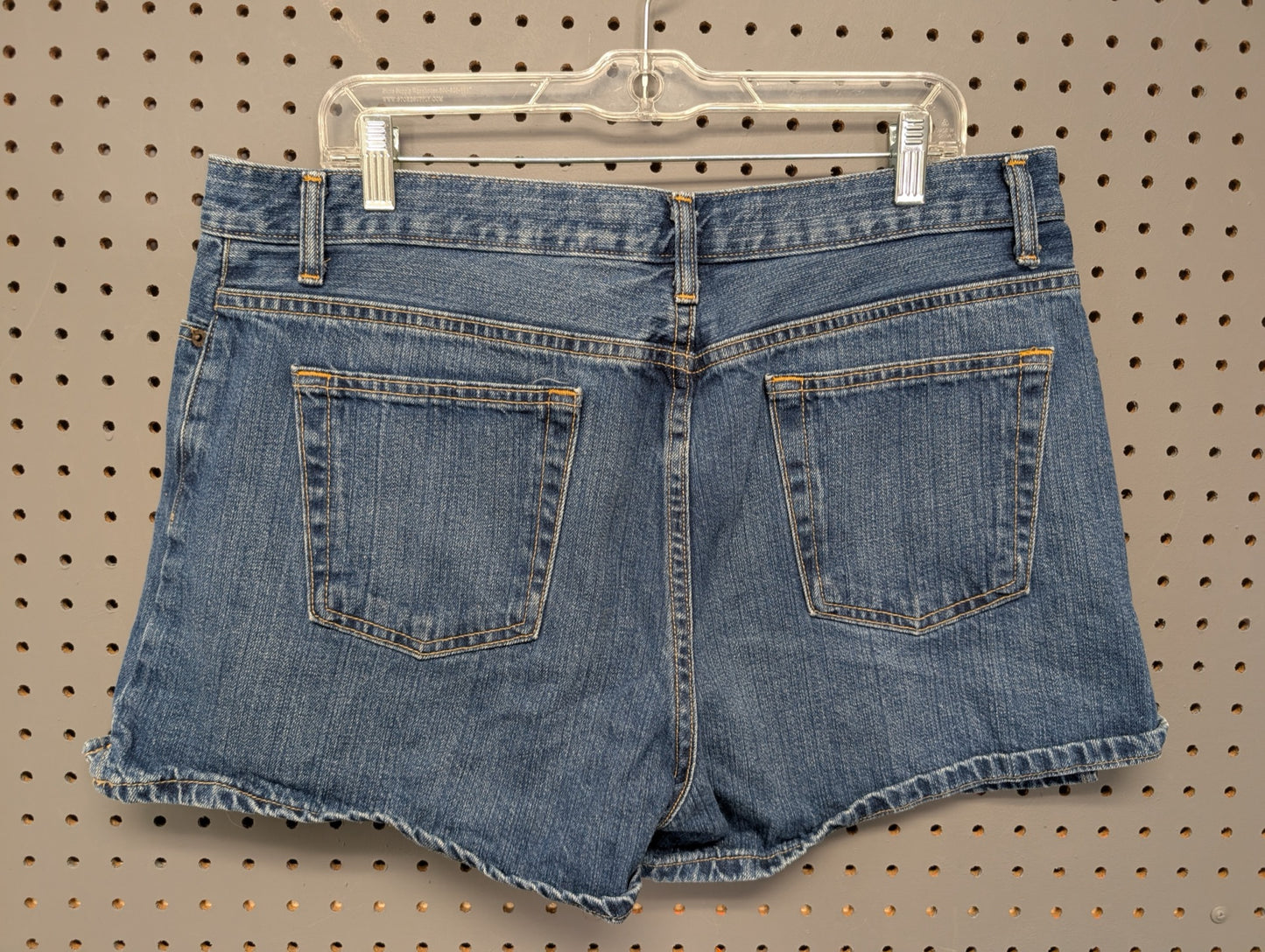 Gap Jeans Factory Store women's denim shorts back view