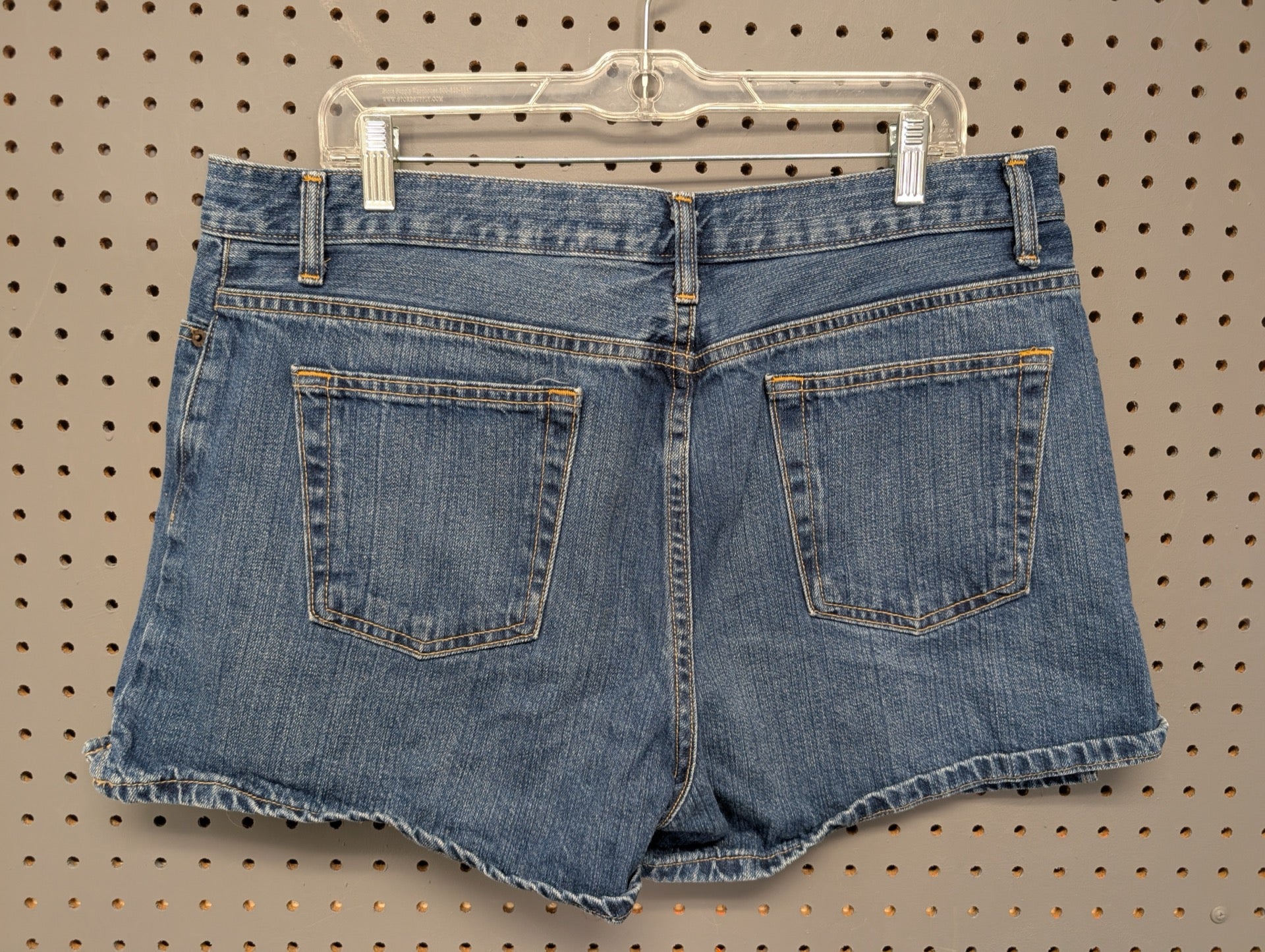 Gap Jeans Factory Store women's denim shorts back view