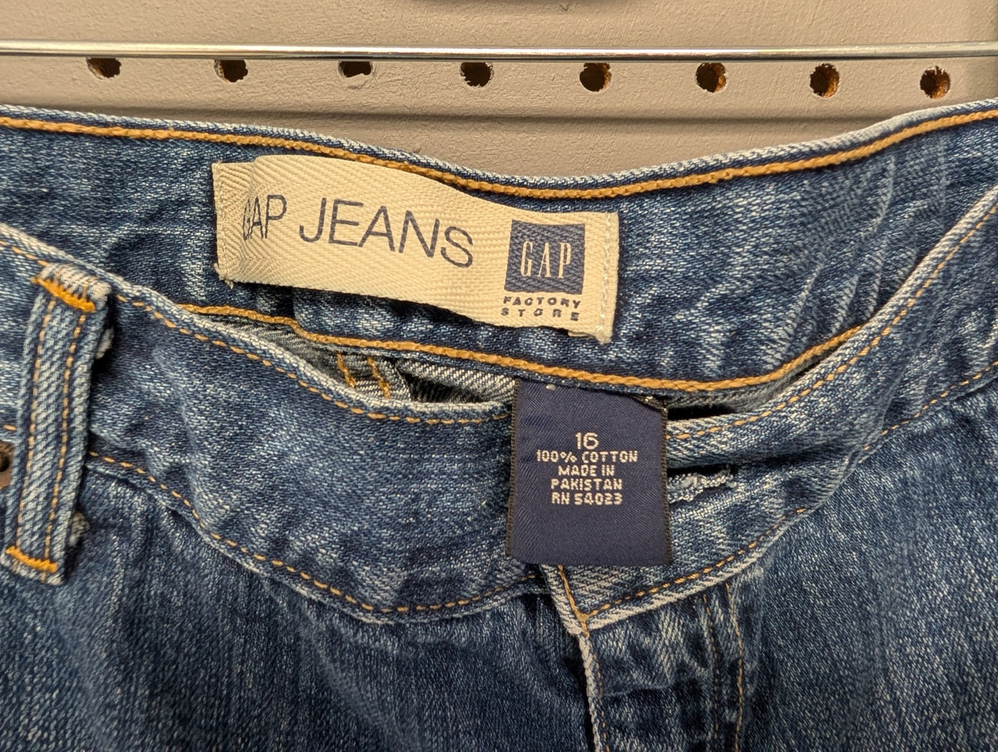 Gap Jeans Factory Store size 16 inner tag