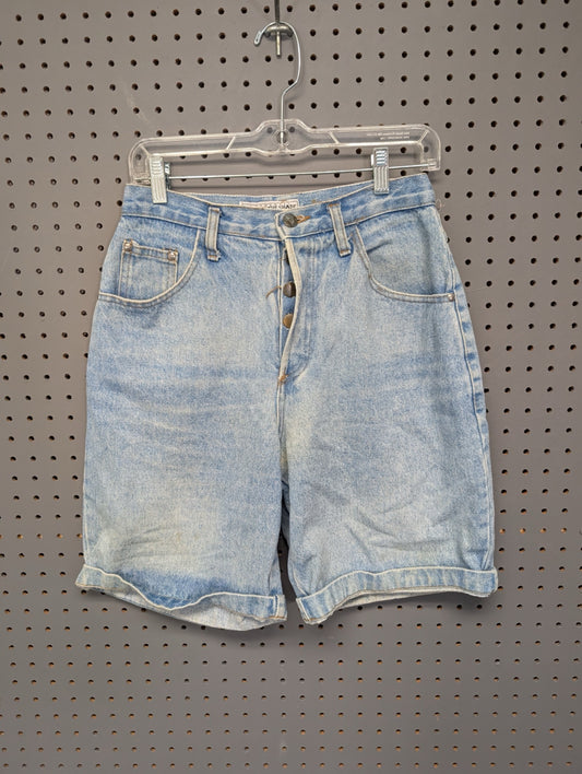 Vintage Made in the Shade high waisted denim shorts front view