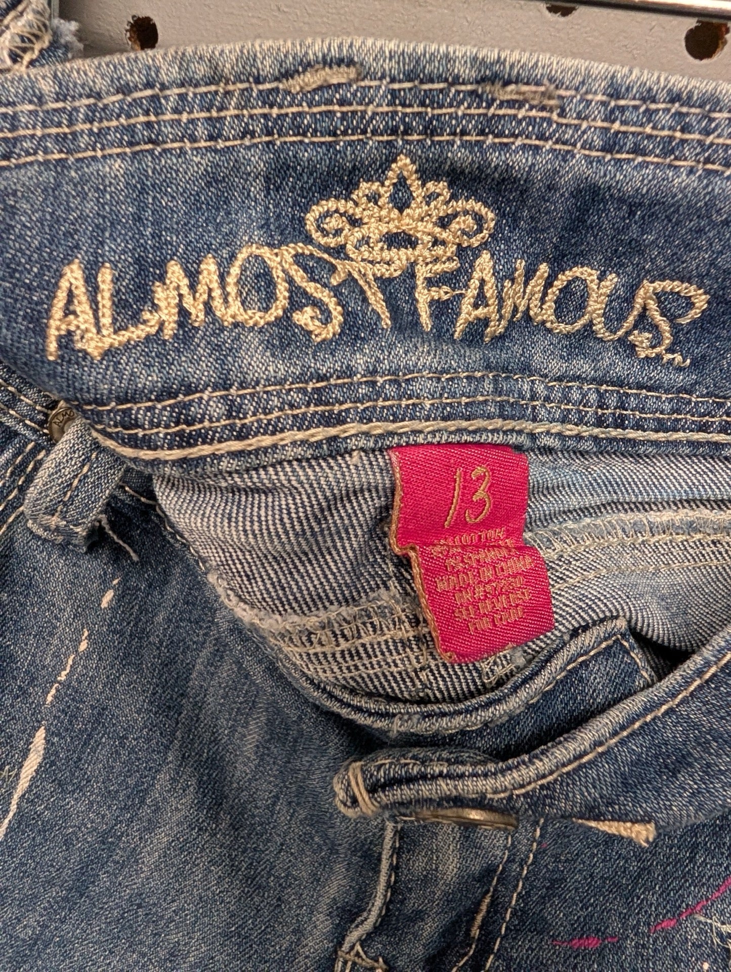 Almost Famous Y2K size 13 tag