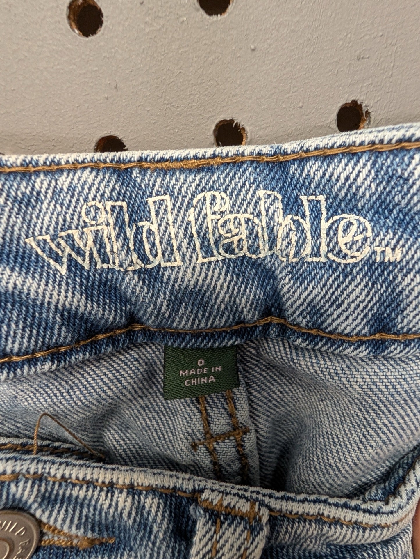 Wild Fable brand and size tag