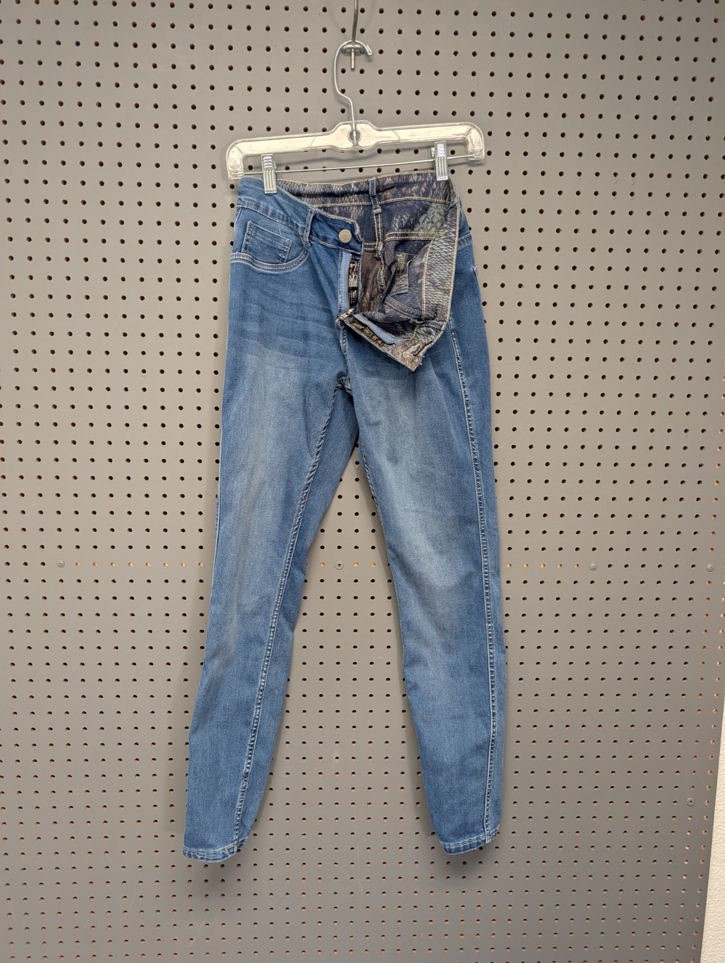Front of Venus snake print jeans