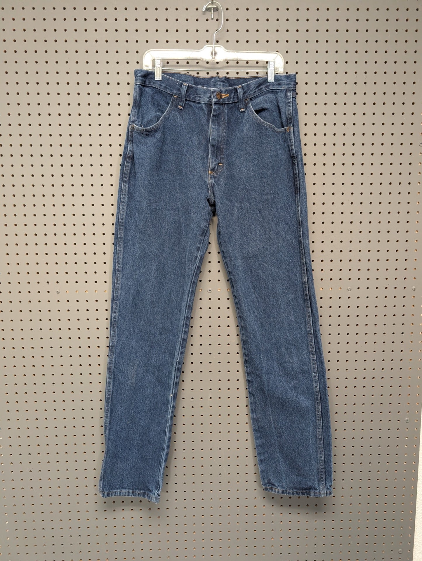 Front view of Rustler straight leg jeans