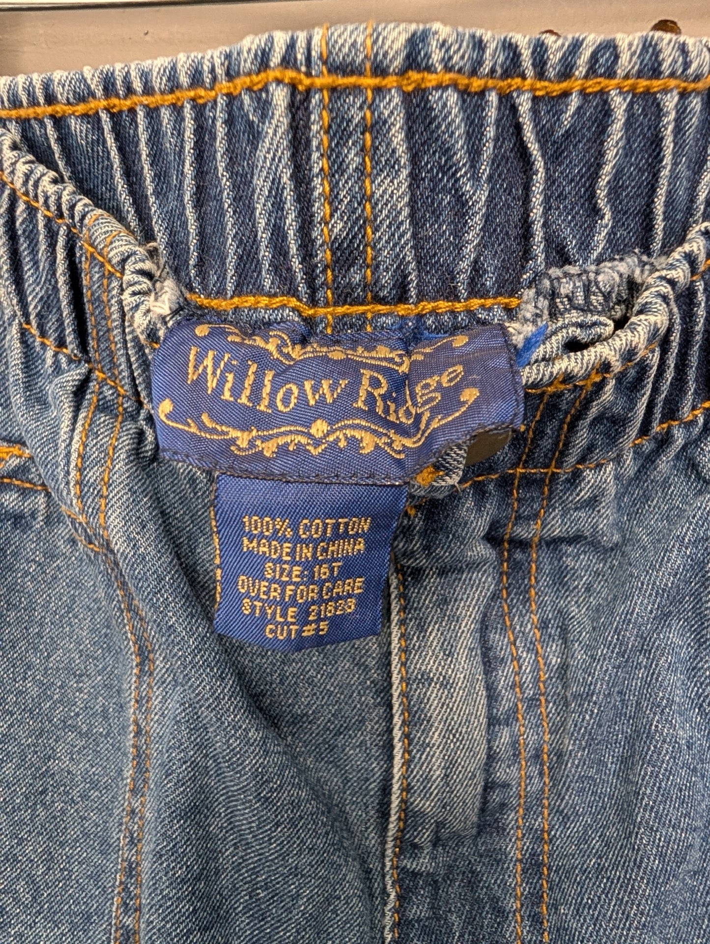 Tag for Willow Ridge size 16T