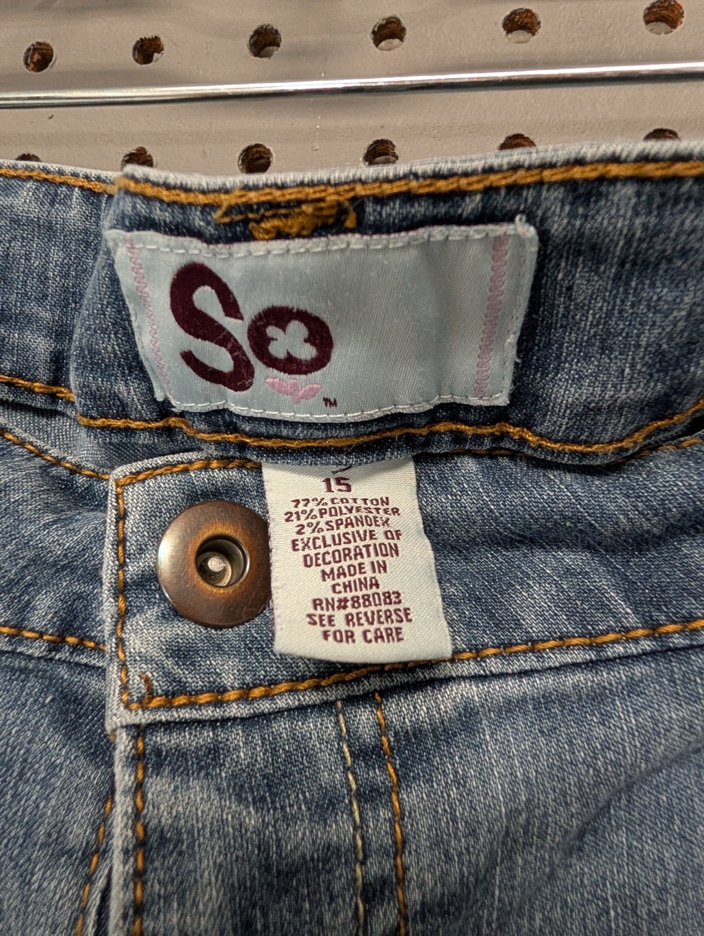 Tag for SO size 15