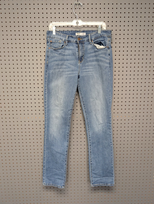 Front view of Signature Levi's straight leg jeans