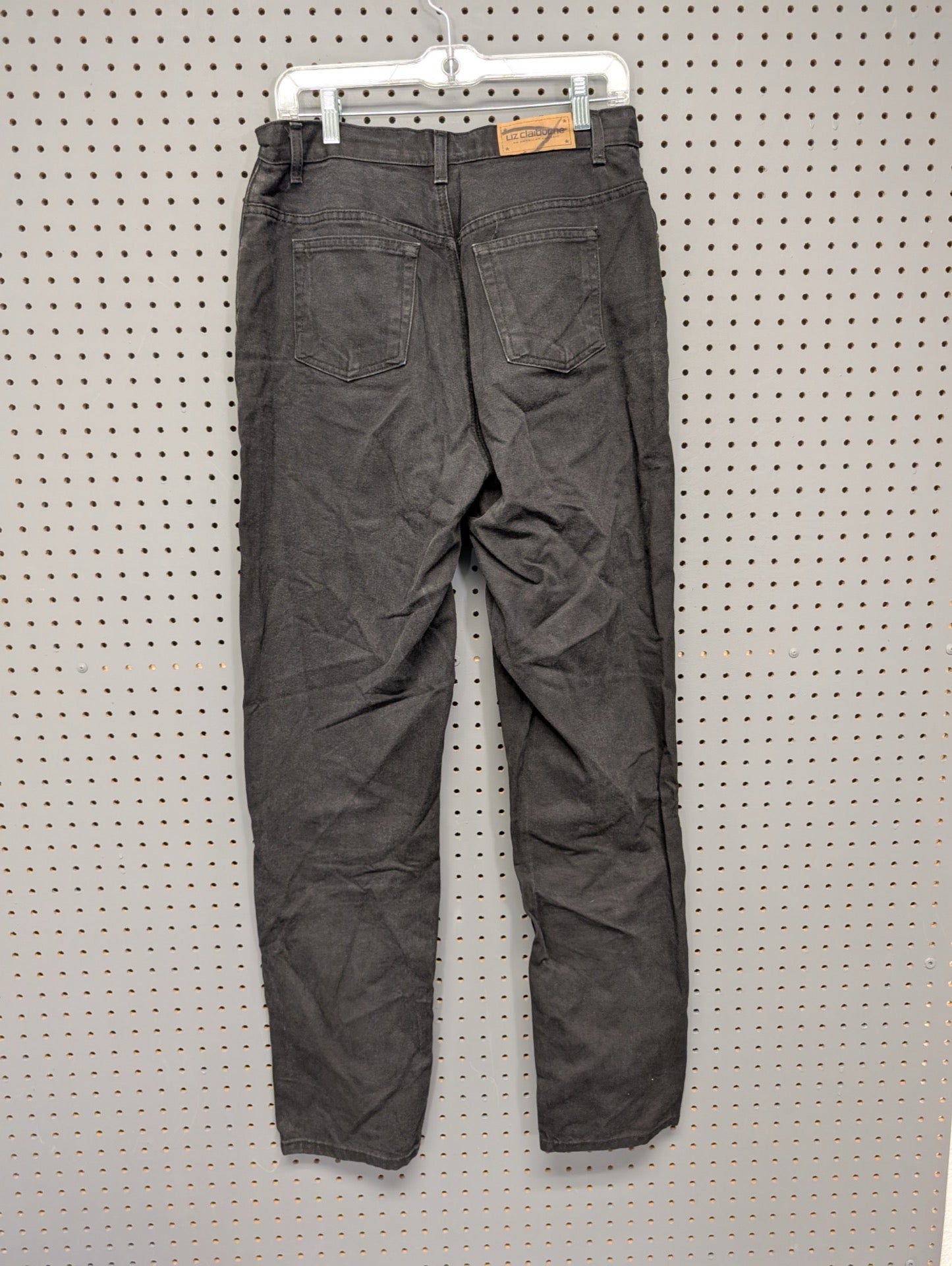 Back view of vintage Liz Claiborne black jeans