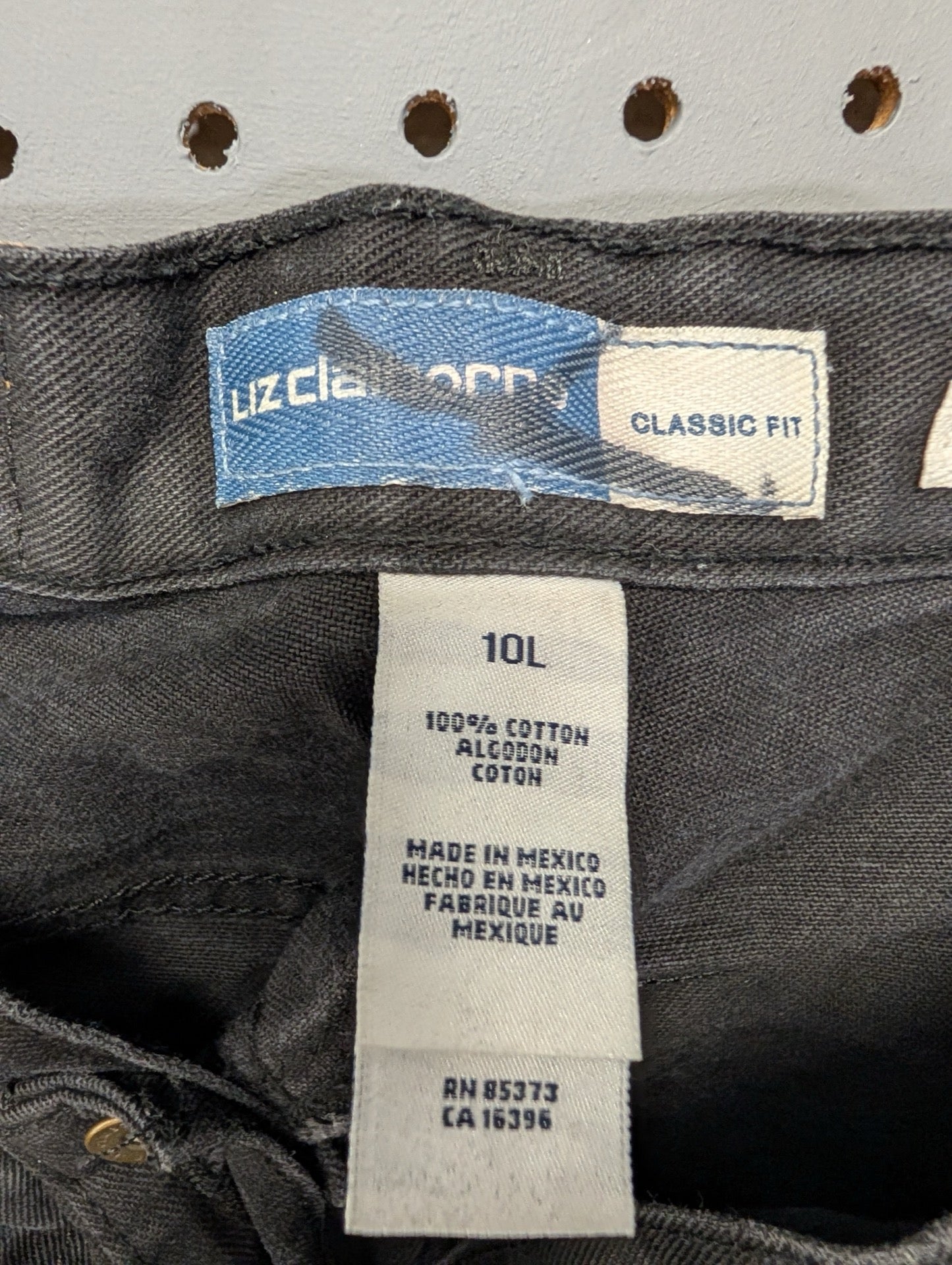 Vintage Liz Claiborne inner size tag 10L