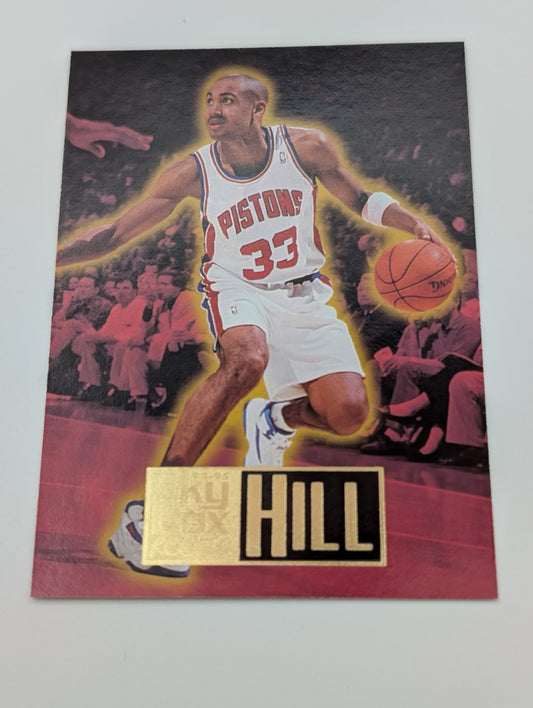 Front view of 1994-95 SkyBox Premium Grant Hill Rookie Card