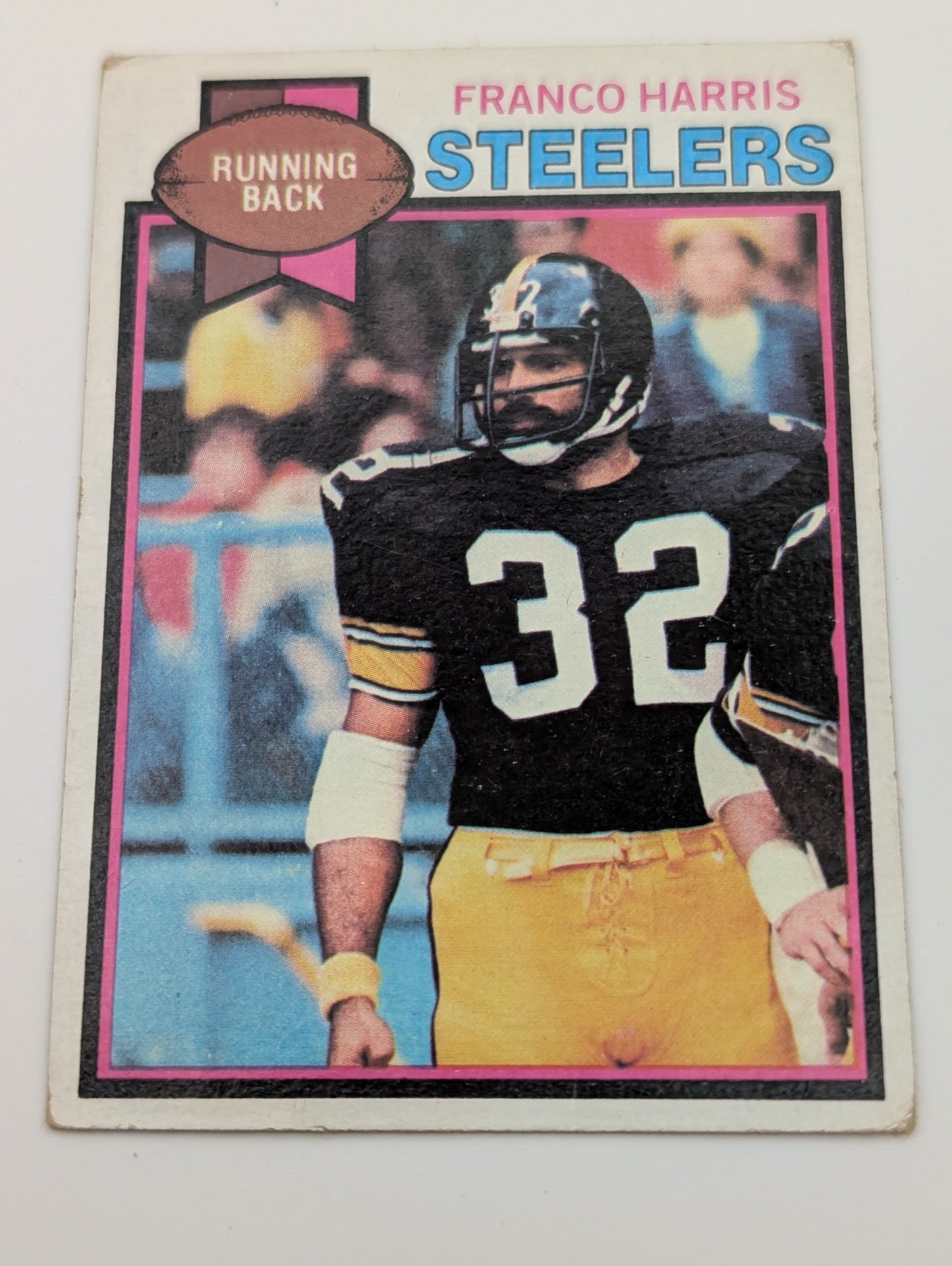 Front of 1979 Topps Franco Harris football card