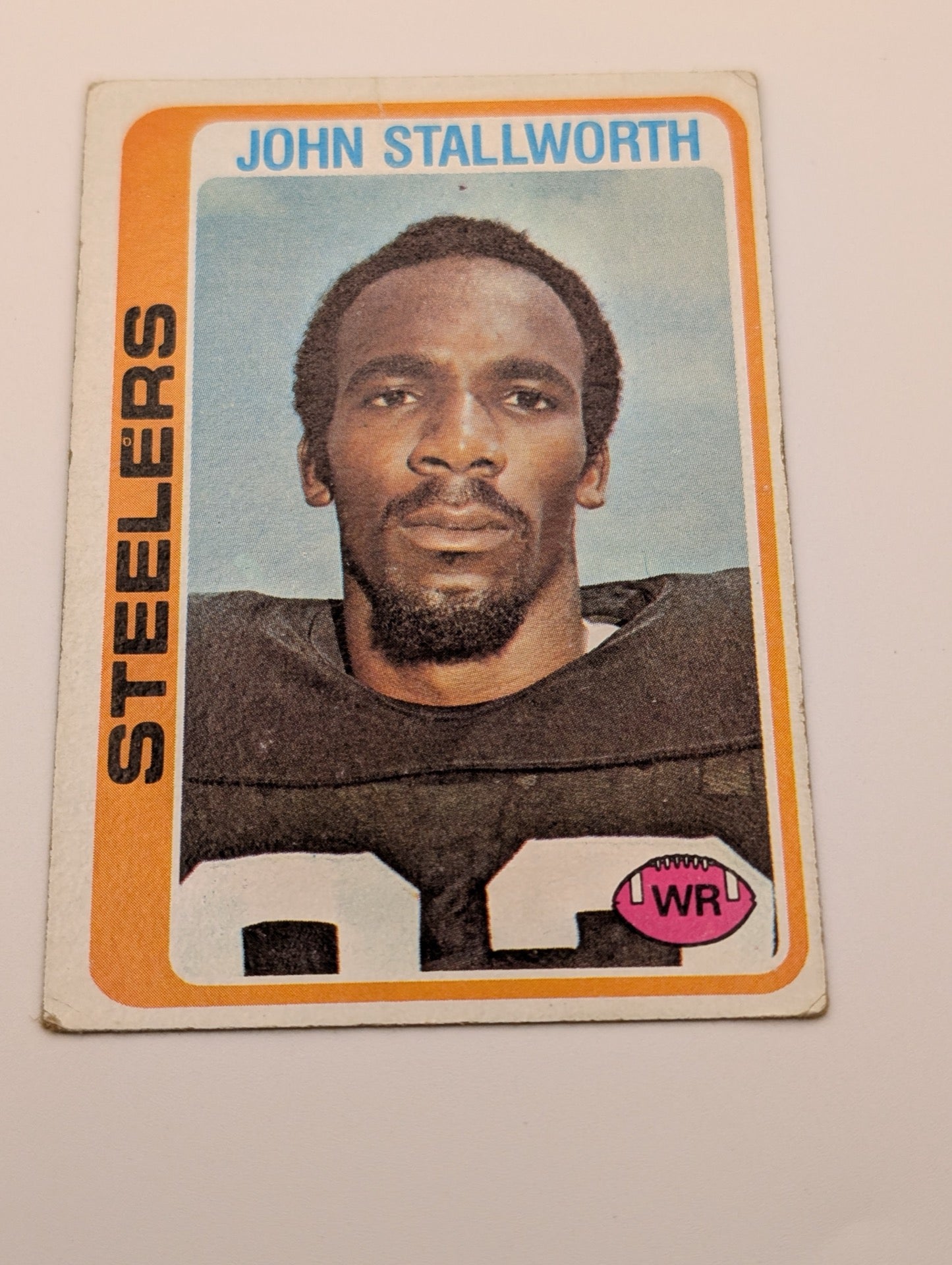 Front of 1978 Topps John Stallworth #320 football card