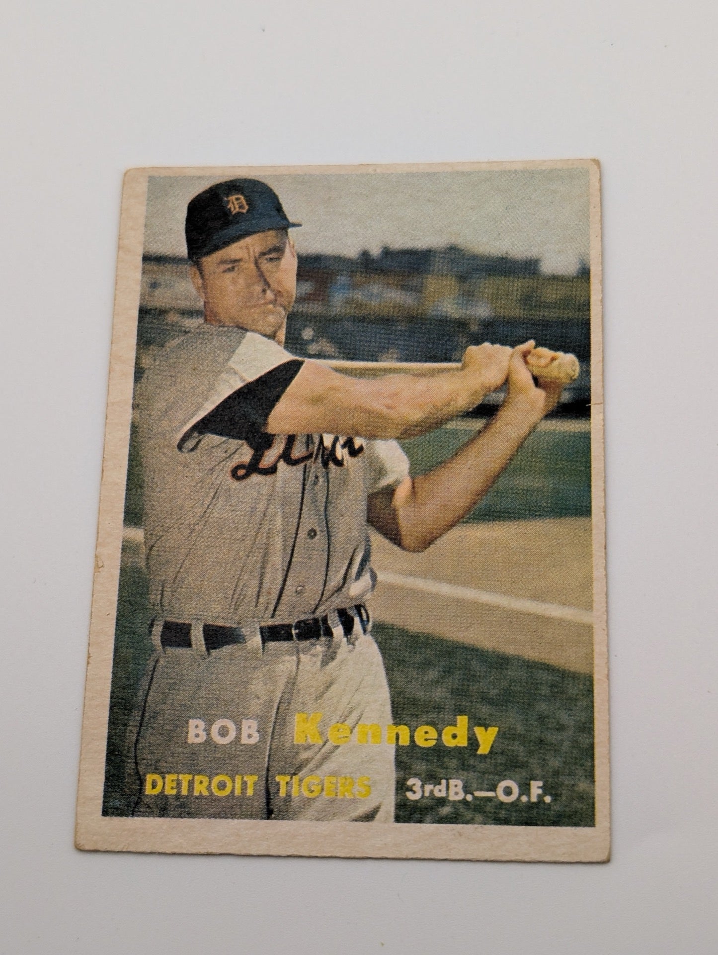Front of 1957 Topps Bob Kennedy #149 baseball card