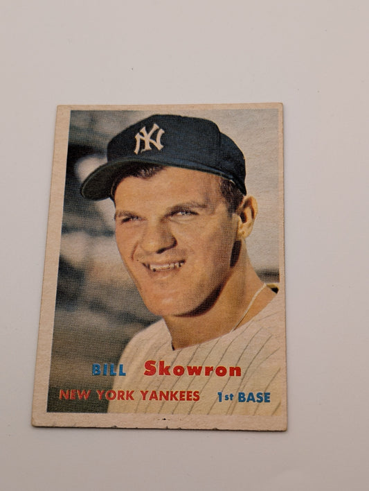 Front of 1957 Topps Bill Skowron #135 baseball card
