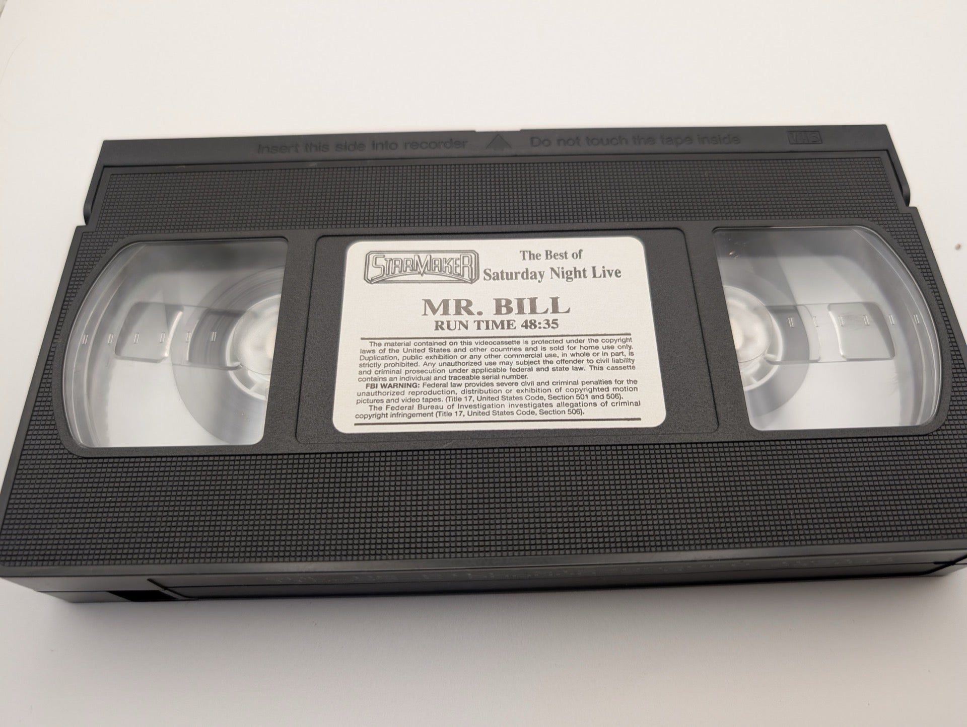 The VHS cassette tape
