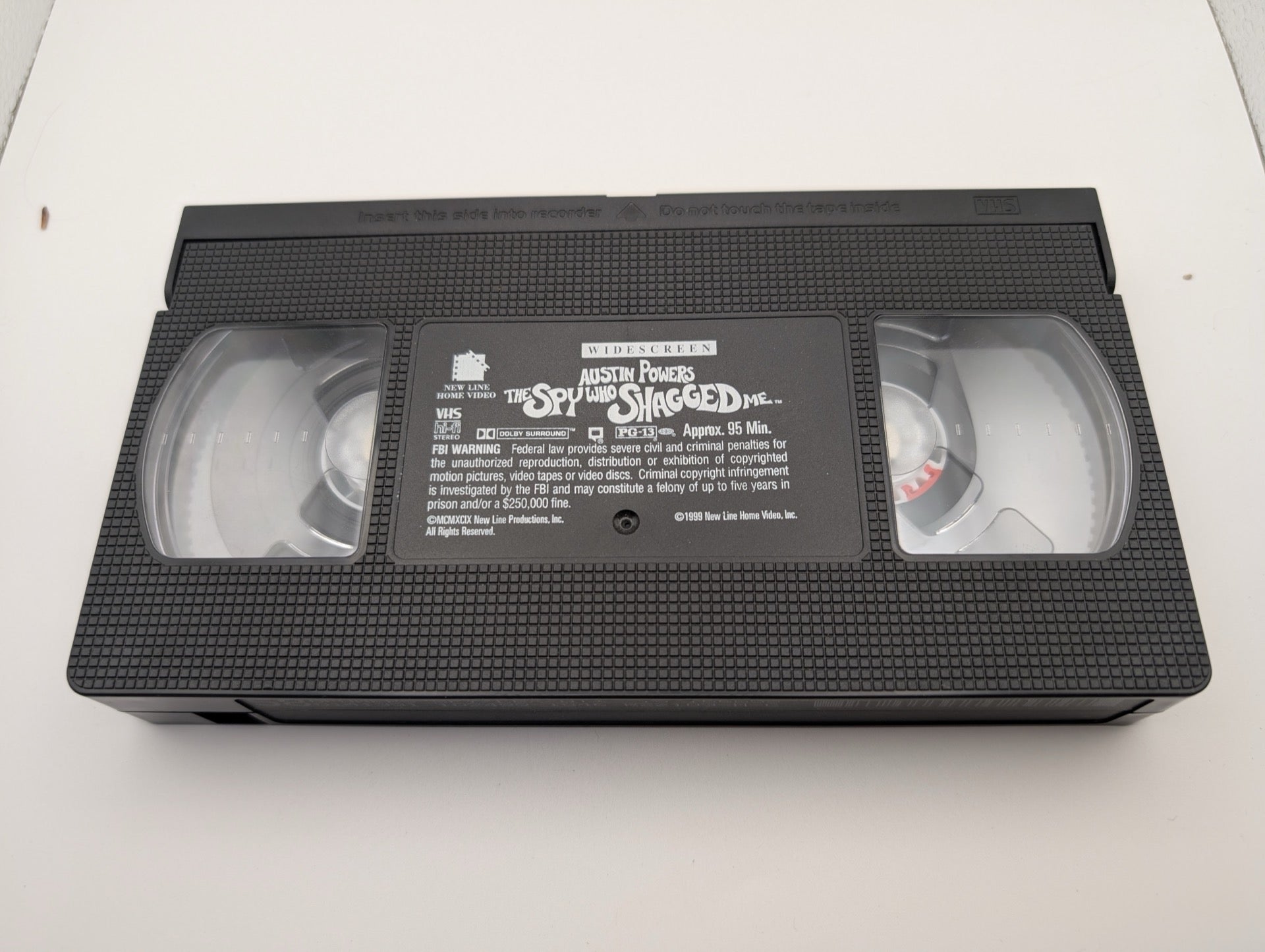 The VHS cassette tape