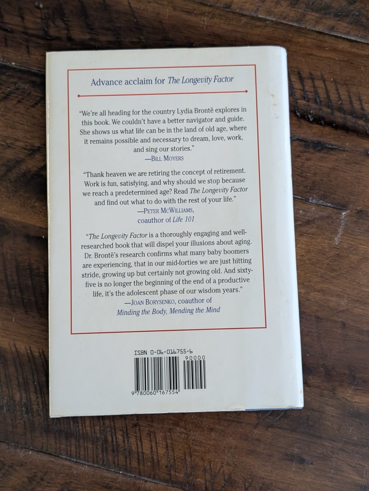 The Longevity Factor Back Cover