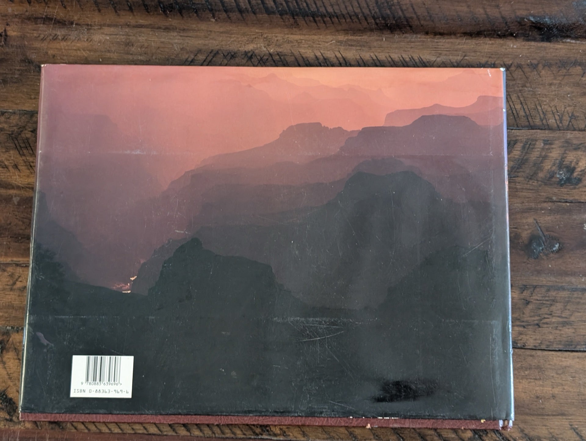 Back cover of The Grand Canyon book