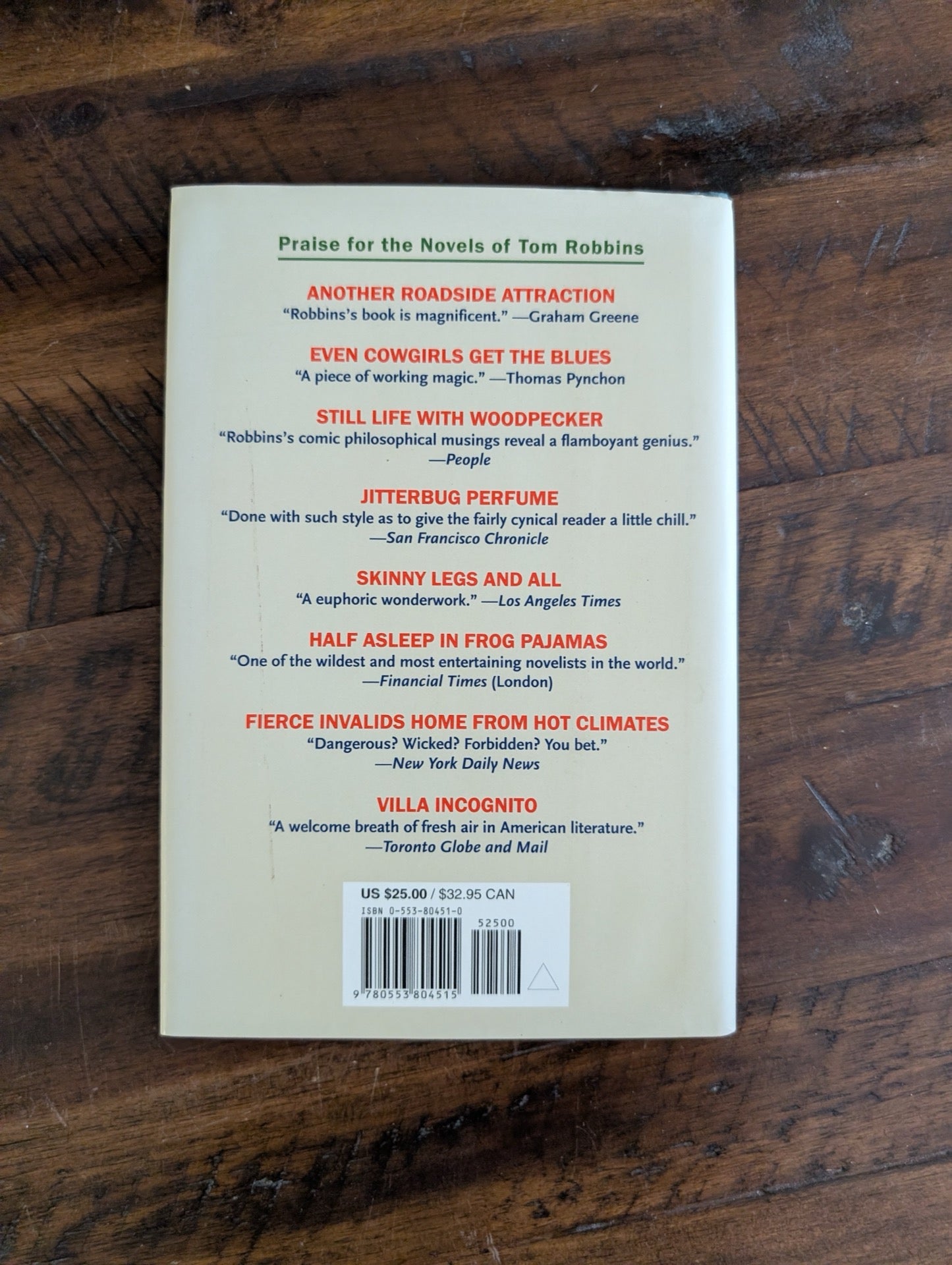 Back cover of Wild Ducks Flying Backward