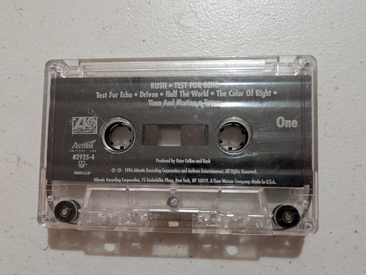 Rush Test for Echo released in 1996 - cassette only