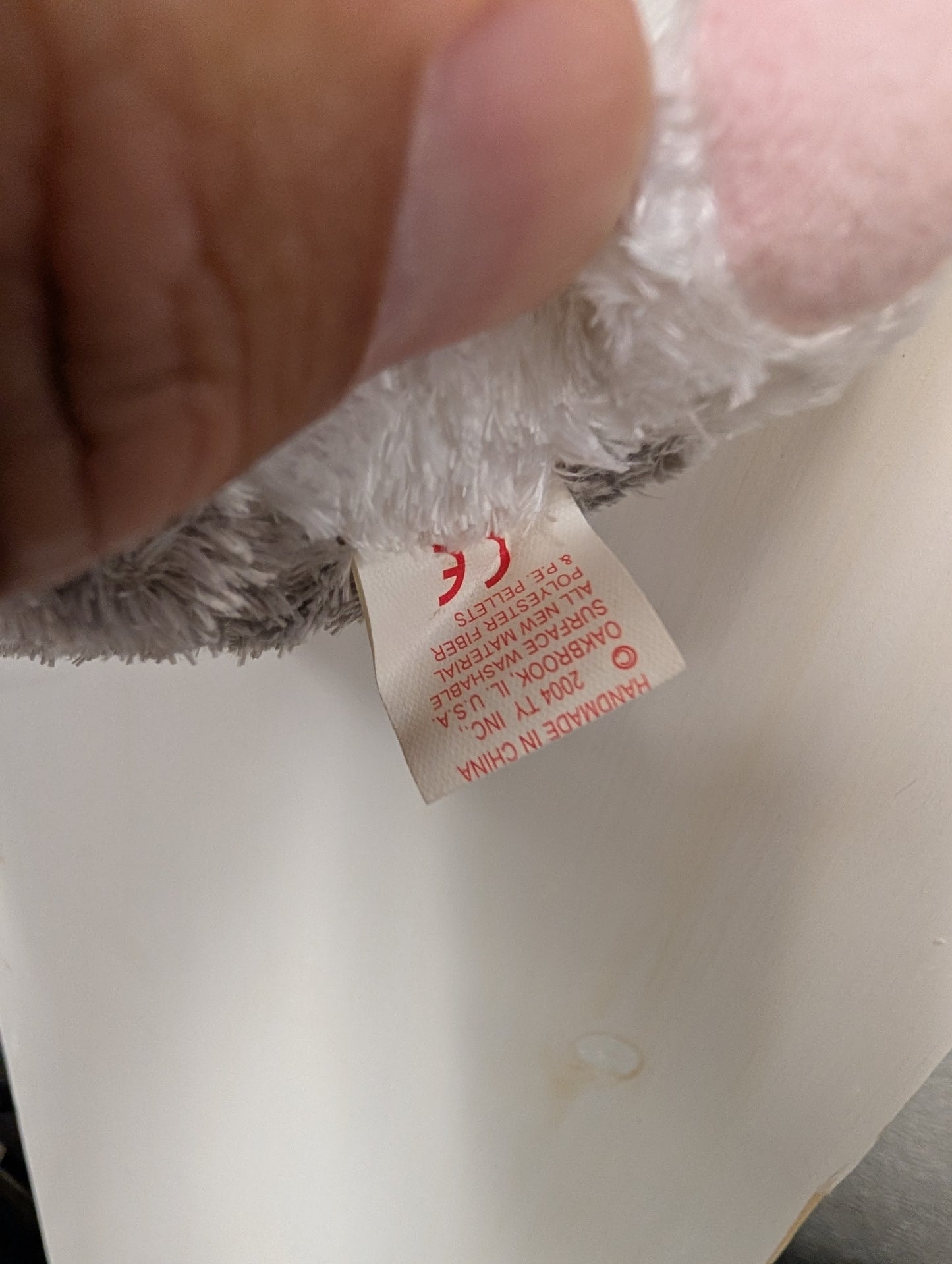 Juneau the Husky - Ty Beanie Baby (Gray, White, 2001, MWMT, Plush, Toy, Stuffed Animal, Vintage, Retired)