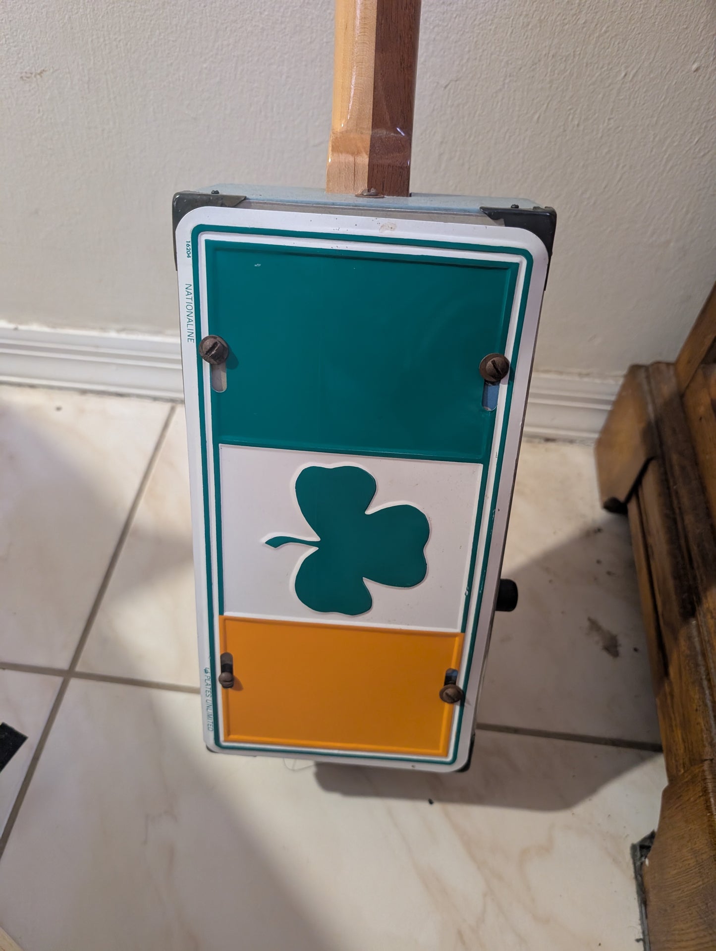 Handcrafted custom six string electric guitar