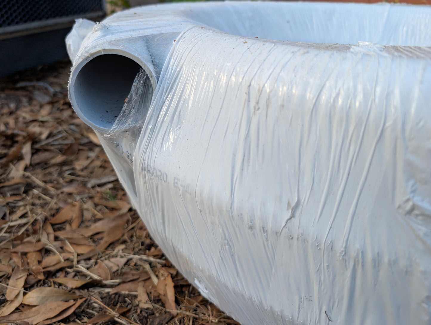 HYDROMAXX 25 Feet x 2 Inch White Flexible PVC Pipe, Hose, Tubing