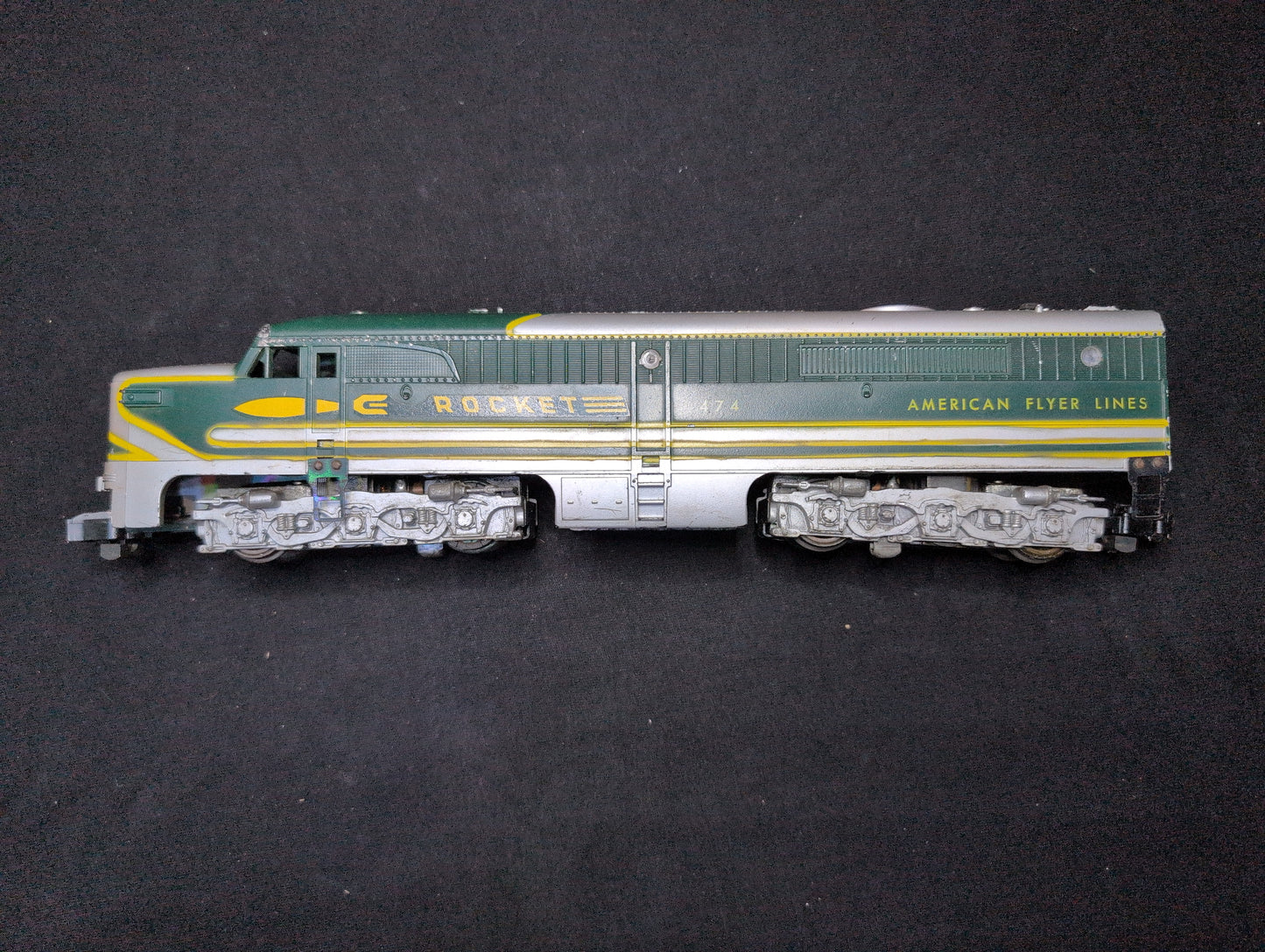 American Flyer S-Gauge "The Rocket" Diesel A-Unit #474 Engine - Powered