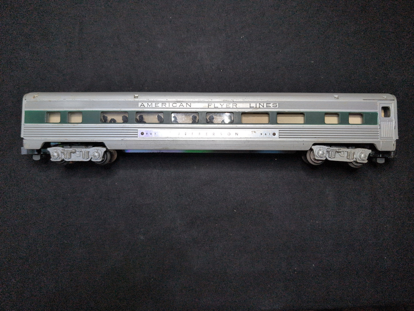 Vintage Gilbert American Flyer #961 "Jefferson" Passenger Car S-Gauge w/ Box