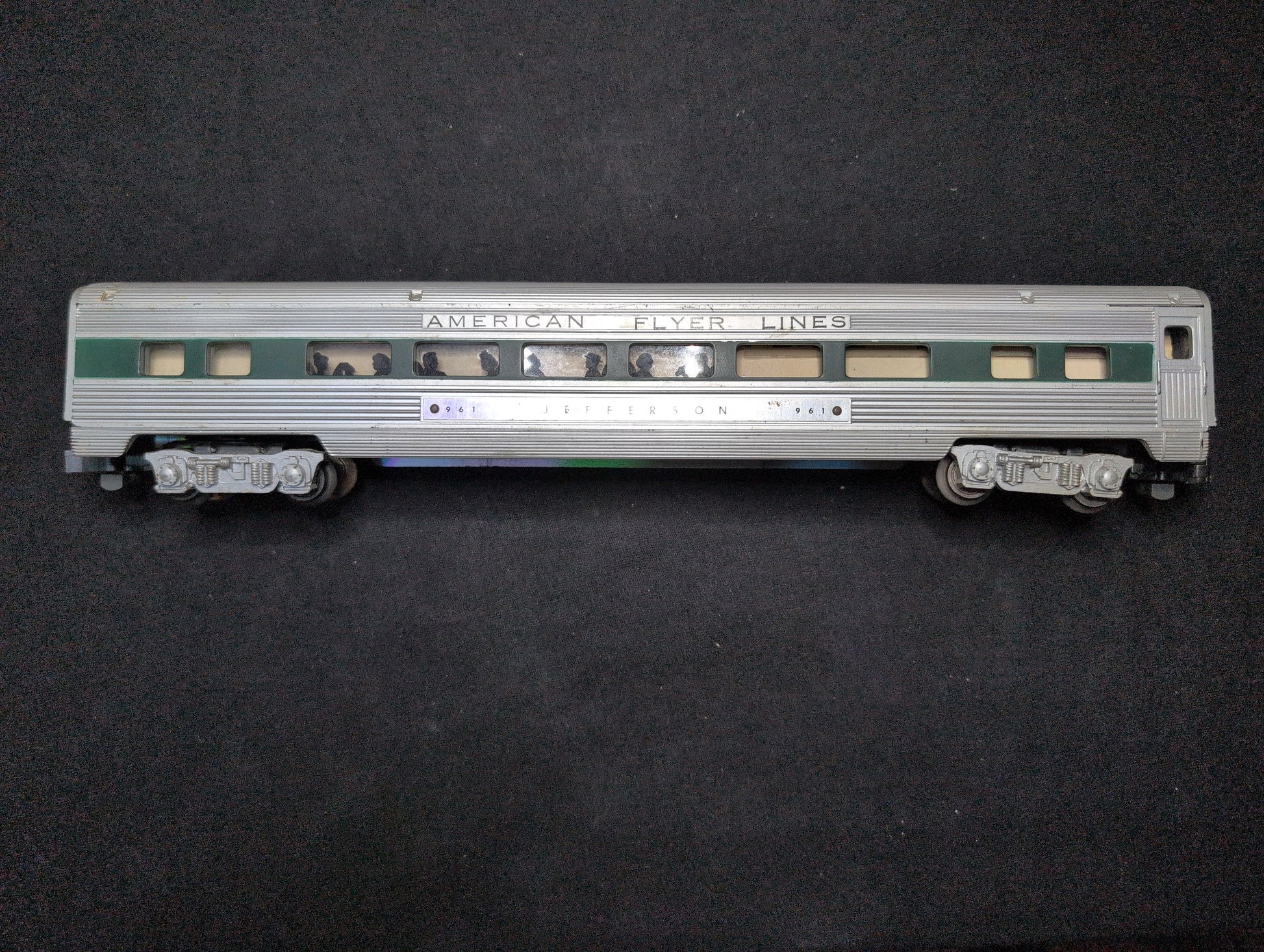 Vintage Gilbert American Flyer #961 "Jefferson" Passenger Car S-Gauge w/ Box