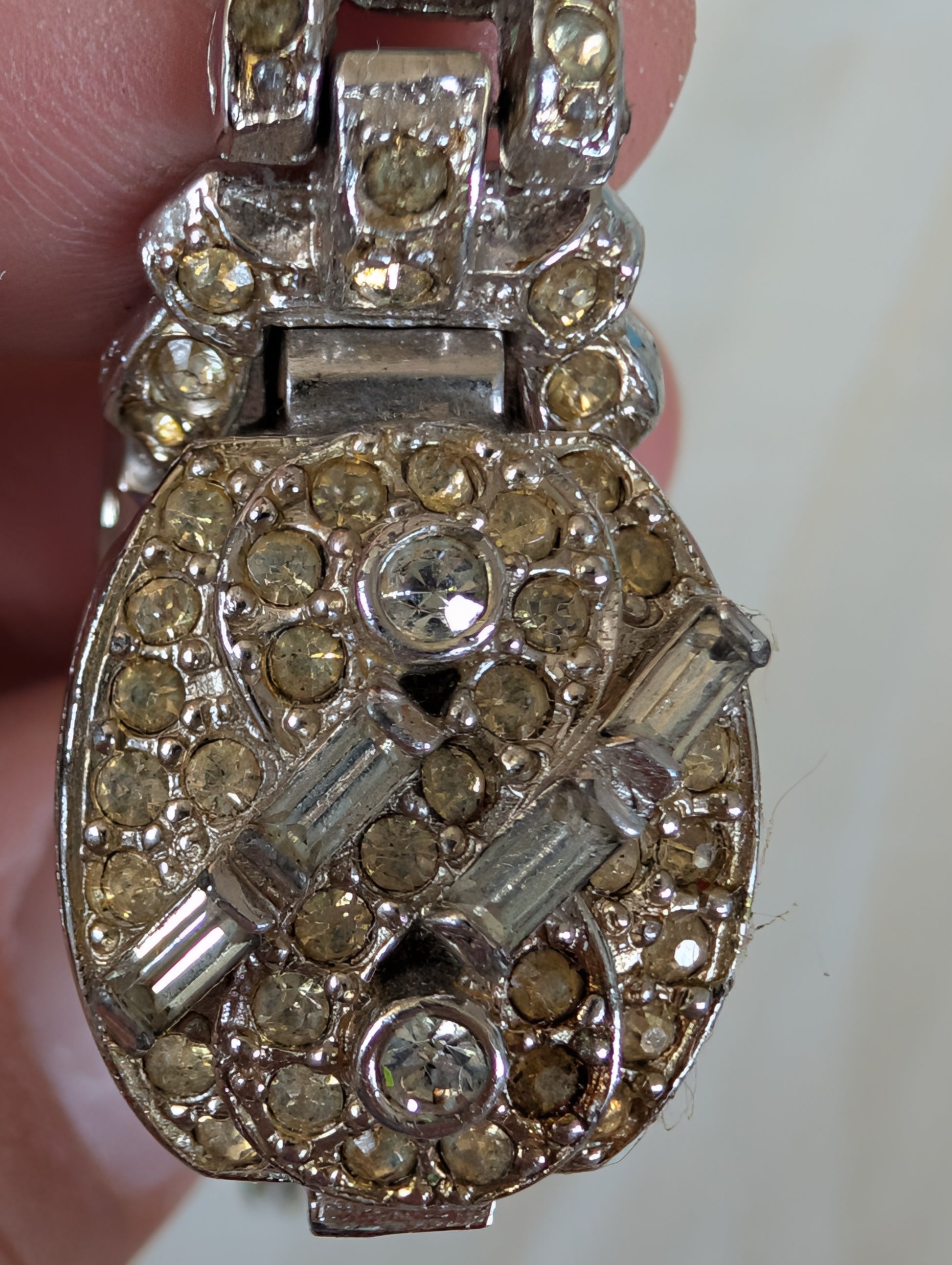 Women's Lucerne Quartz Watch Silver-Tone Rhinestone Bracelet (Untested)