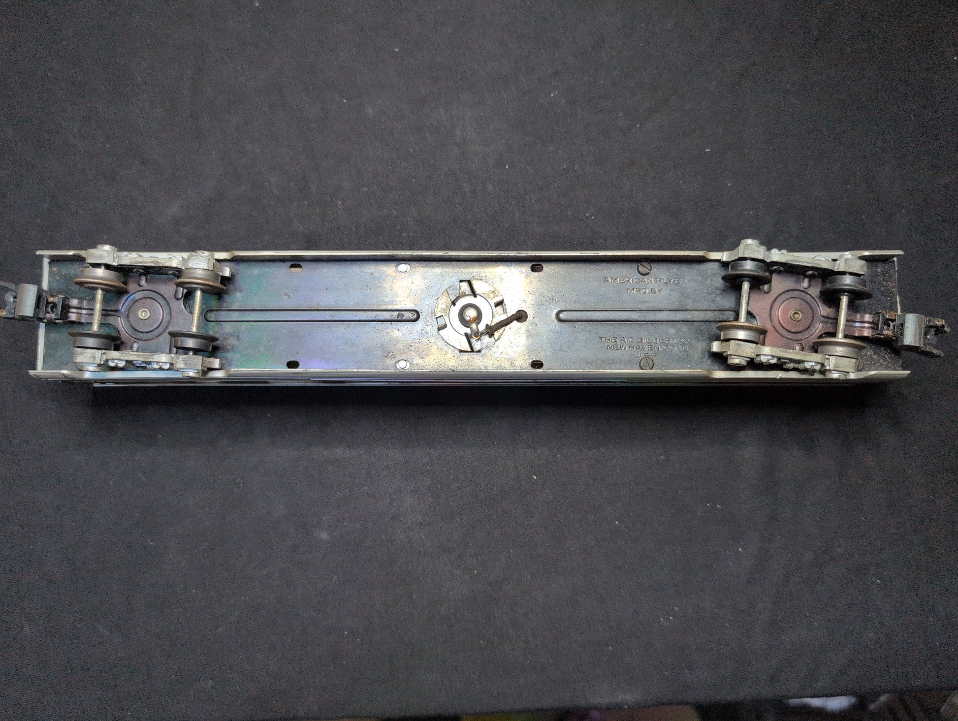 Vintage Gilbert American Flyer #962 "Hamilton" Vista Dome Car S-Gauge w/ Box