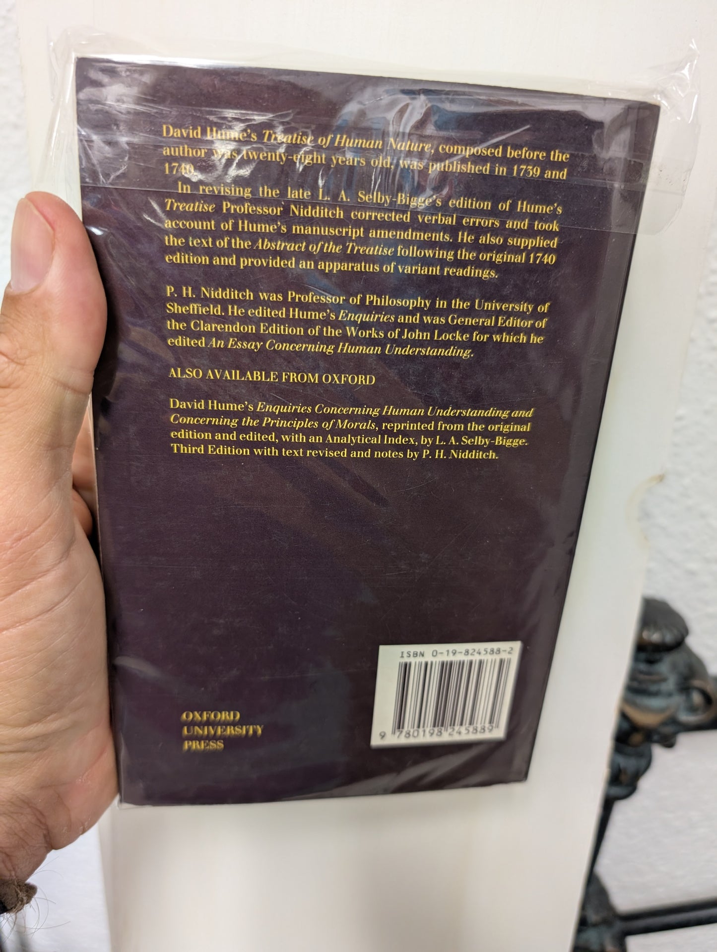 A Treatise of Human Nature Book by David Hume