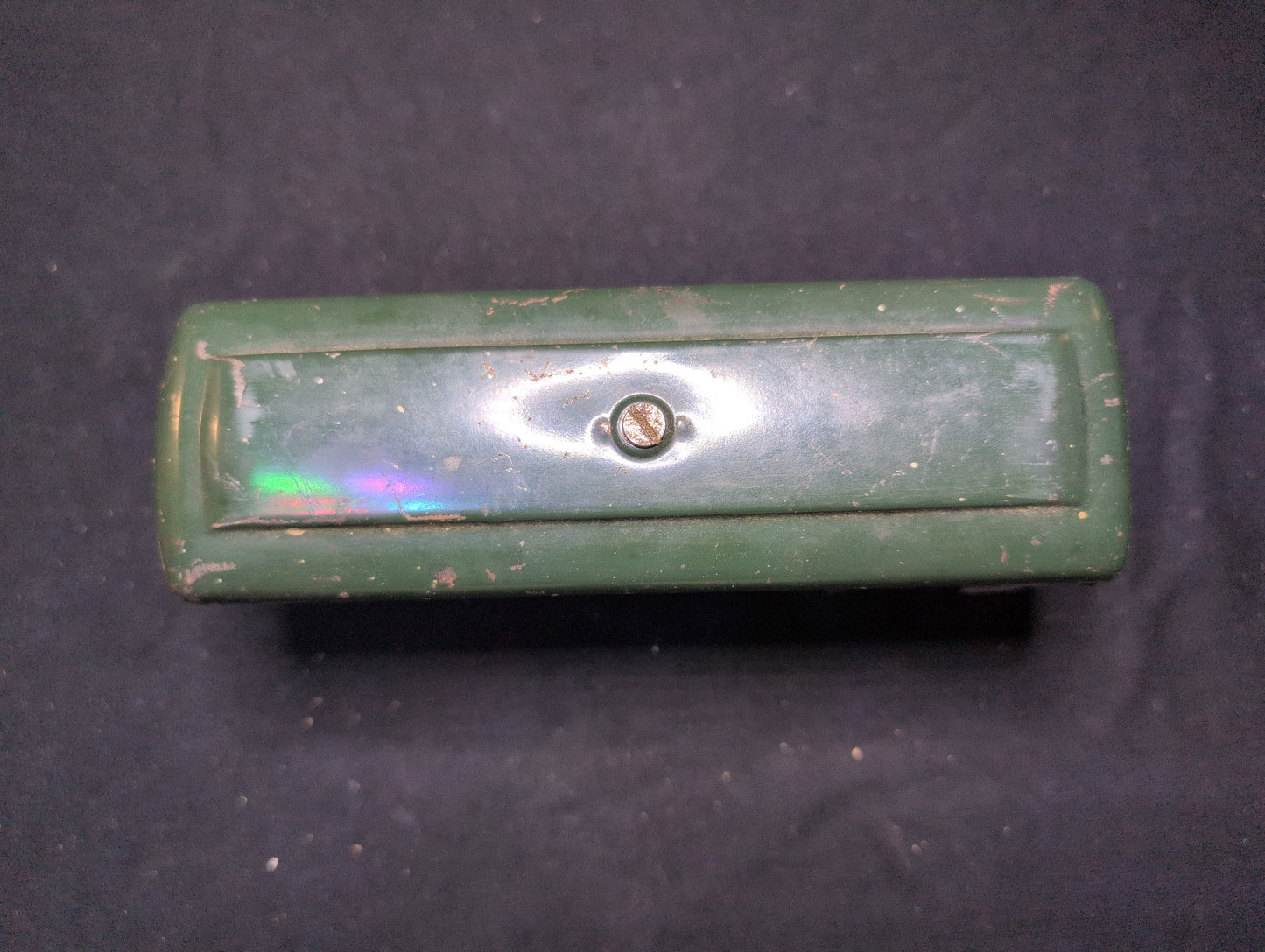 Lionel Pre-war O-Gauge #608 Observation Car Green Tinplate w/ Original Box 608