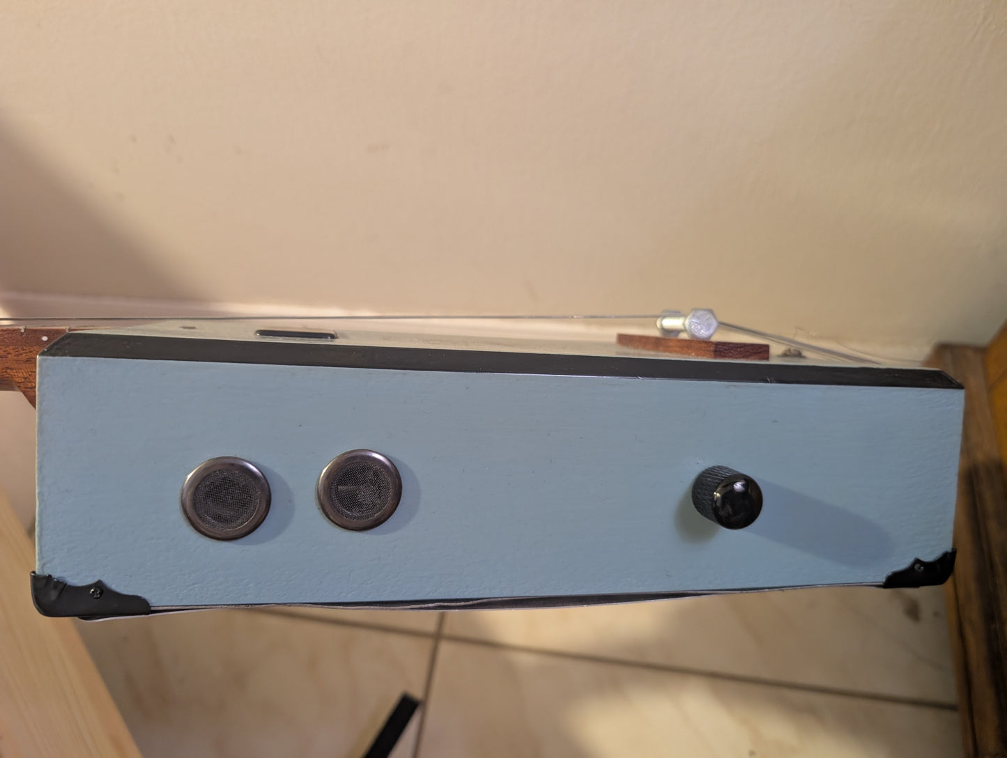 Handcrafted custom six string electric guitar