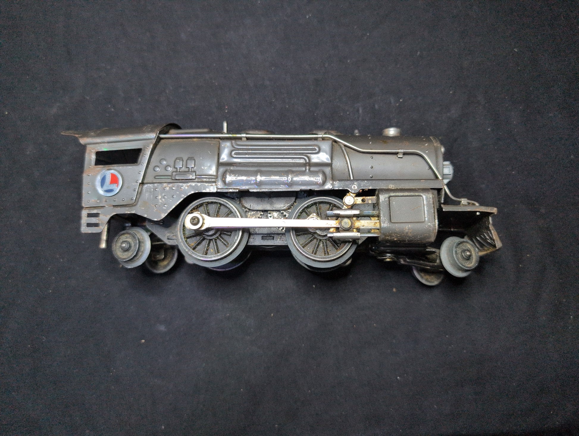 Lionel Pre-war O-Gauge 259E / 249E Steam Locomotive 2-4-2 Engine Gunmetal