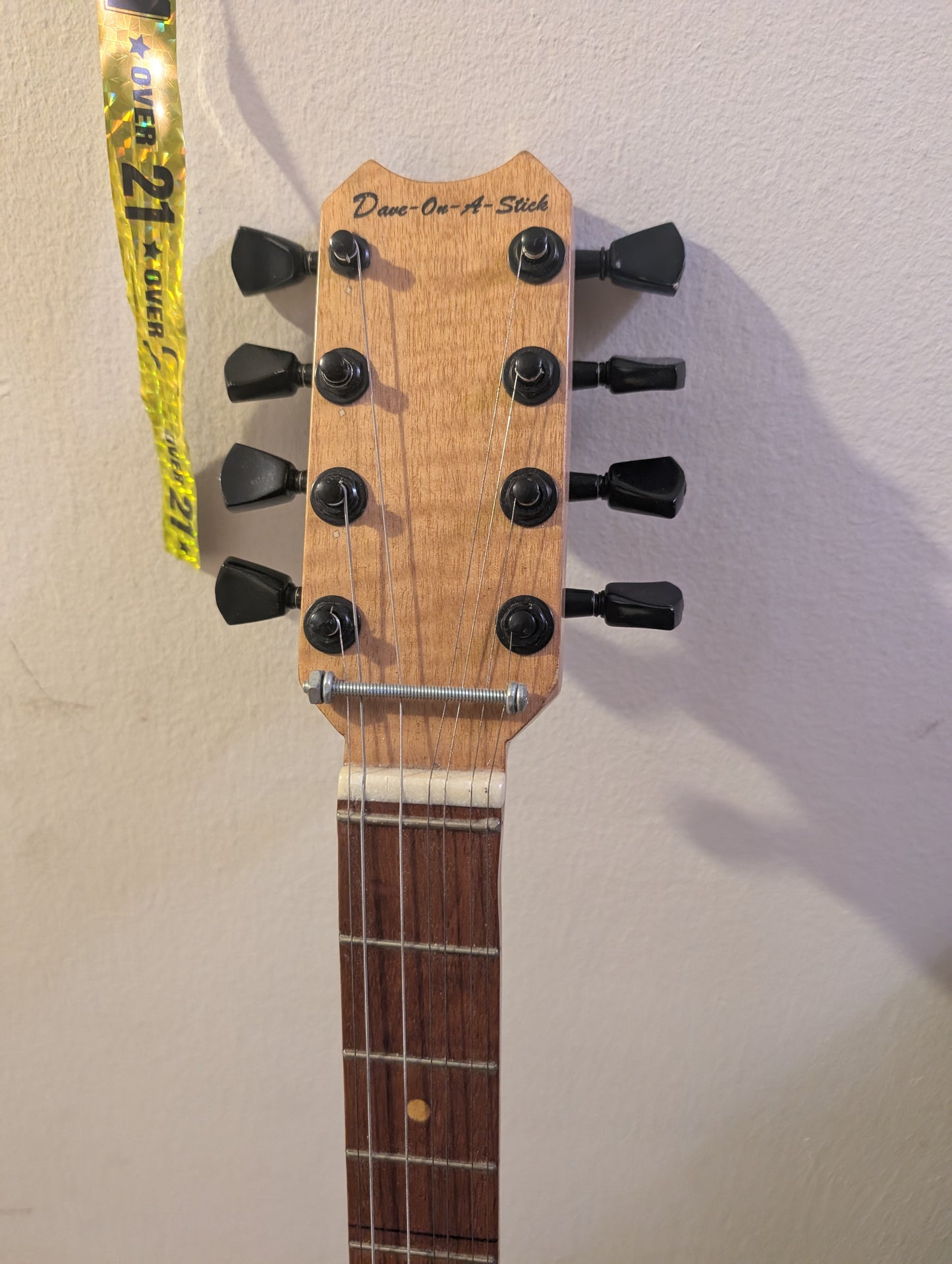 Handcrafted custom six string electric guitar